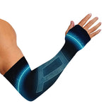 Blue Gemini Zodiac Sign Print Sun Protection Arm Sleeves