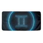 Blue Gemini Zodiac Sign Print Towel