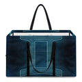 Blue Gemini Zodiac Sign Print Utility Tote Bag