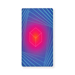 Blue Geometric EDM Light Print Baby Crib Sheet