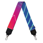 Blue Geometric EDM Light Print Bag Strap