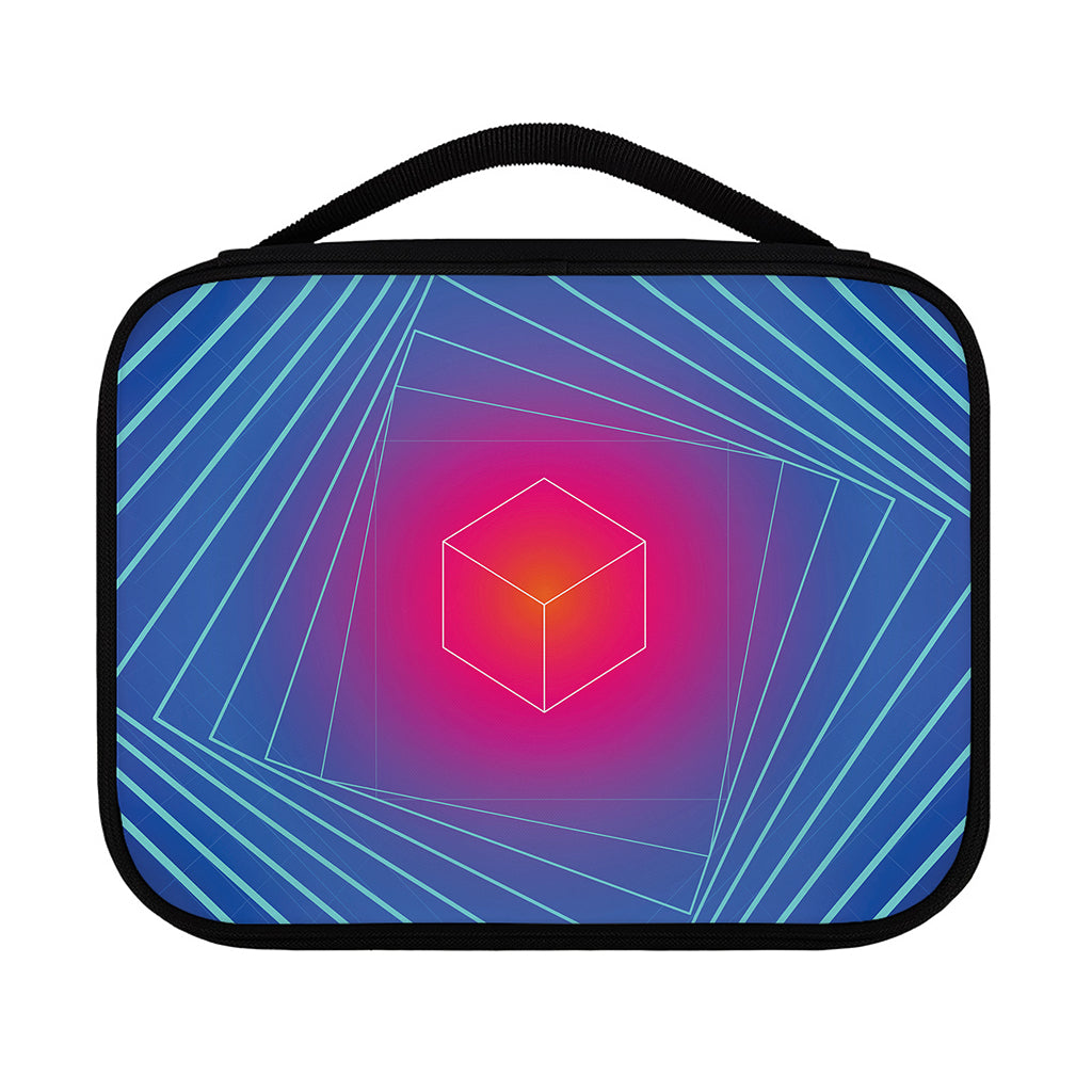 Blue Geometric EDM Light Print Classic Bible Case