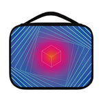 Blue Geometric EDM Light Print Classic Bible Case