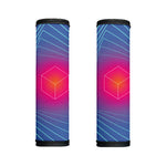 Blue Geometric EDM Light Print Handle Covers