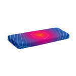 Blue Geometric EDM Light Print Piano Keyboard Cover