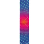 Blue Geometric EDM Light Print Table Runner