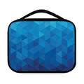 Blue Geometric Triangle Pattern Print Classic Bible Case