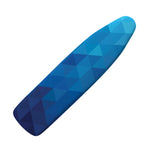 Blue Geometric Triangle Pattern Print Ironing Board Cover