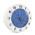 Blue Giraffe Print Alarm Clock