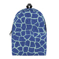 Blue Giraffe Print School Backpack