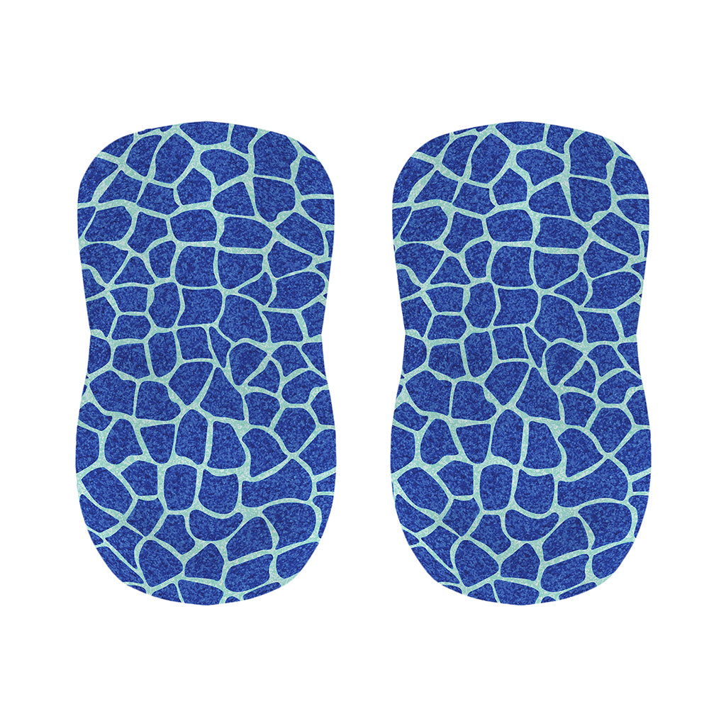 Blue Giraffe Print Bar Stool Covers