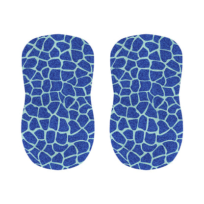 Blue Giraffe Print Bar Stool Covers