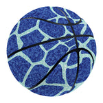 Blue Giraffe Print Basketball