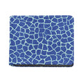 Blue Giraffe Print Bifold Wallet