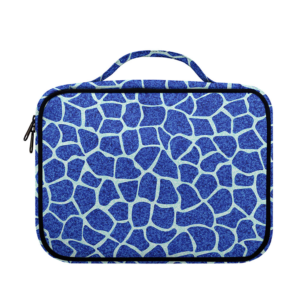 Blue Giraffe Print Briefcase Bible Bag