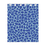 Blue Giraffe Print Curtain