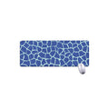 Blue Giraffe Print Extended Mouse Pad