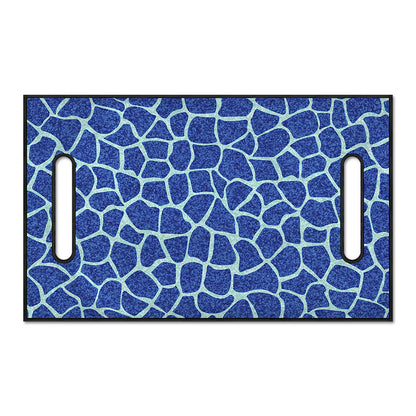 Blue Giraffe Print Golf Cart Seat Cover