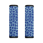 Blue Giraffe Print Handle Covers