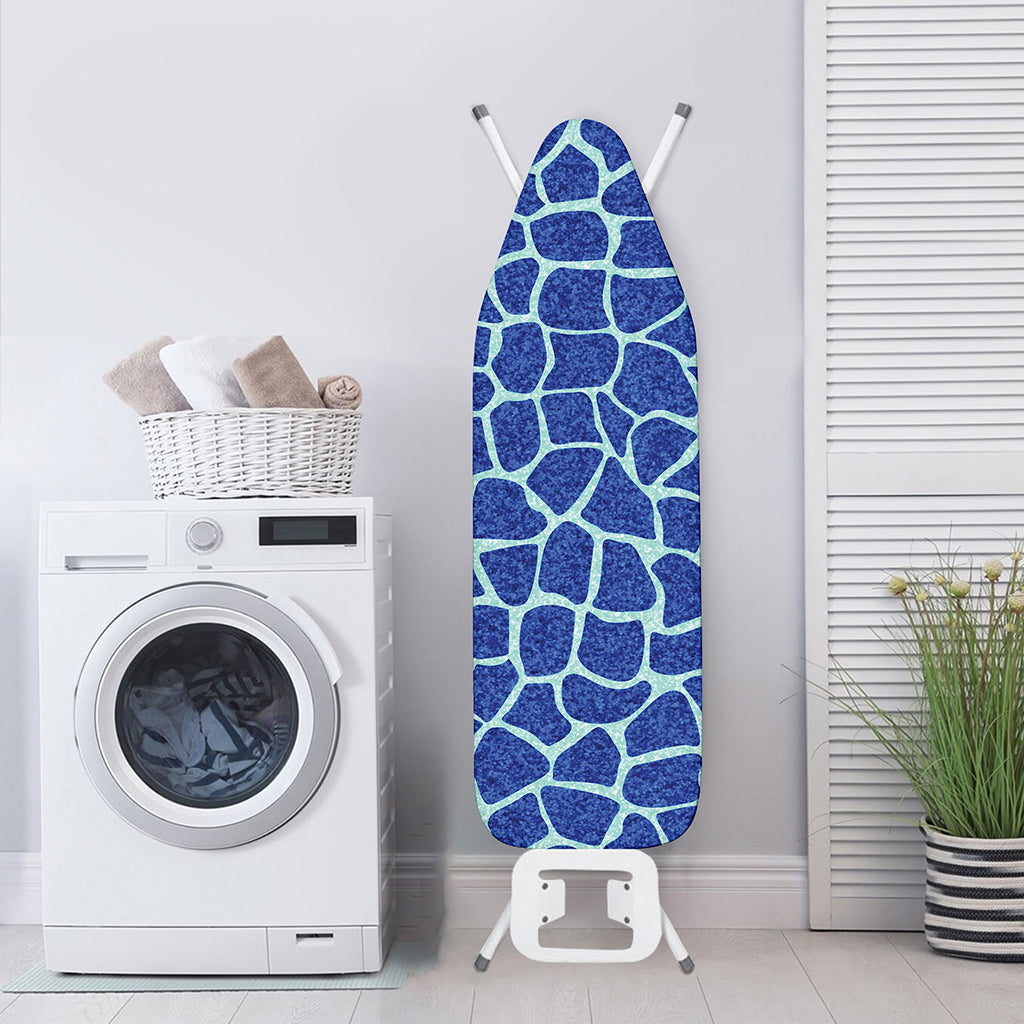 Blue Giraffe Print Ironing Board Cover