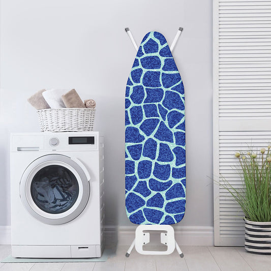 Blue Giraffe Print Ironing Board Cover