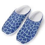 Blue Giraffe Print Mesh Casual Shoes