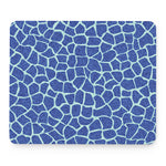 Blue Giraffe Print Mouse Pad