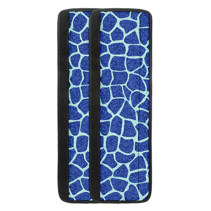 Blue Giraffe Print Refrigerator Handle Covers
