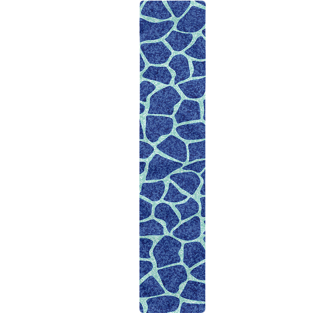 Blue Giraffe Print Table Runner
