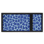 Blue Giraffe Print Trifold Wallet