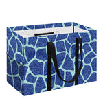 Blue Giraffe Print Utility Tote Bag