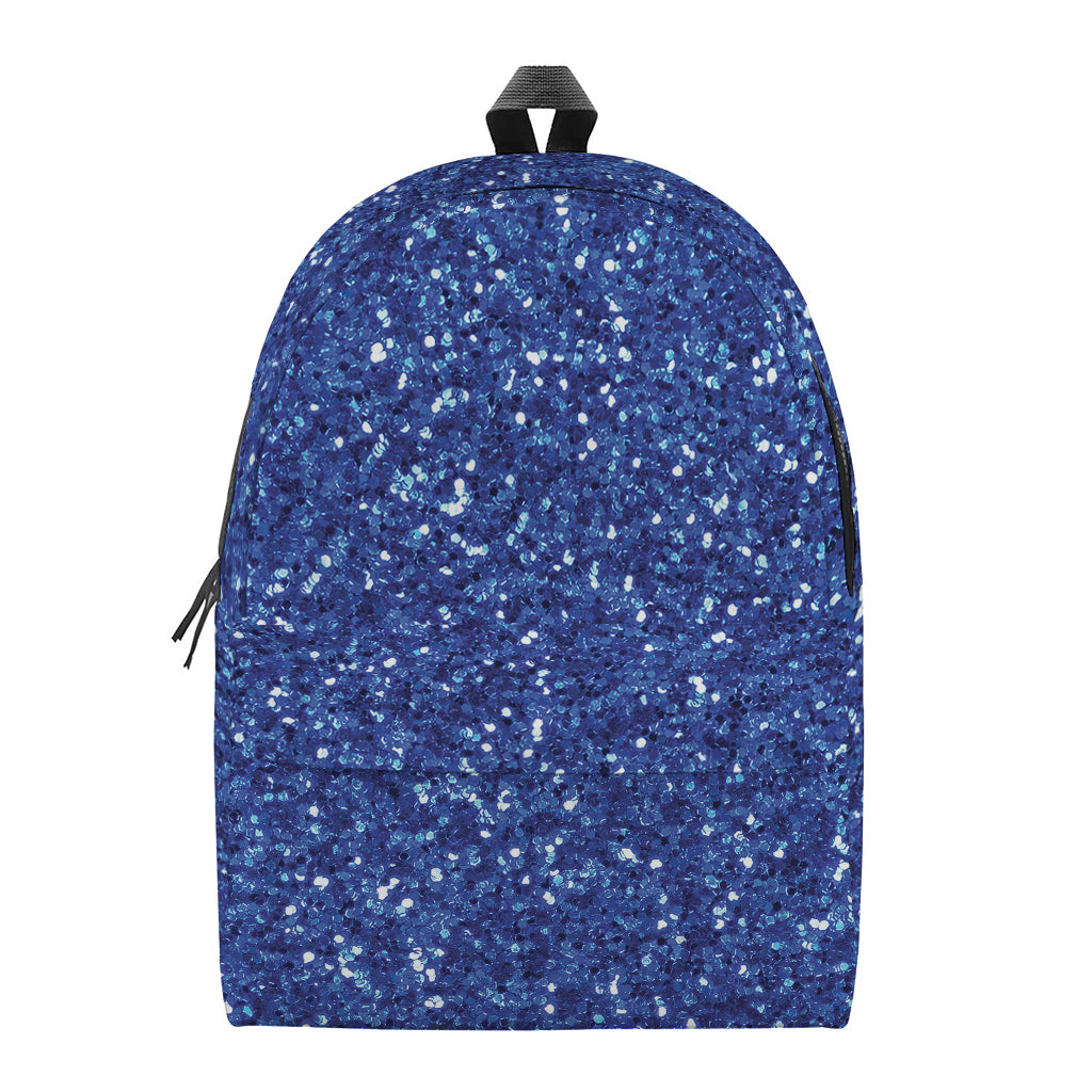 Blue Glitter Artwork Print (NOT Real Glitter) Backpack