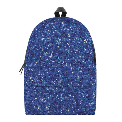 Blue Glitter Artwork Print (NOT Real Glitter) Backpack
