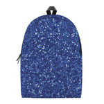 Blue Glitter Artwork Print (NOT Real Glitter) Backpack
