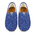 Blue (NOT Real) Glitter Print Casual Shoes
