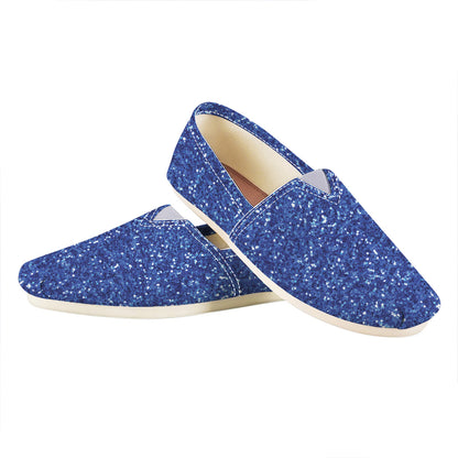 Blue Glitter Artwork Print (NOT Real Glitter) Casual Shoes
