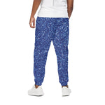 Blue Glitter Artwork Print (NOT Real Glitter) Cotton Pants