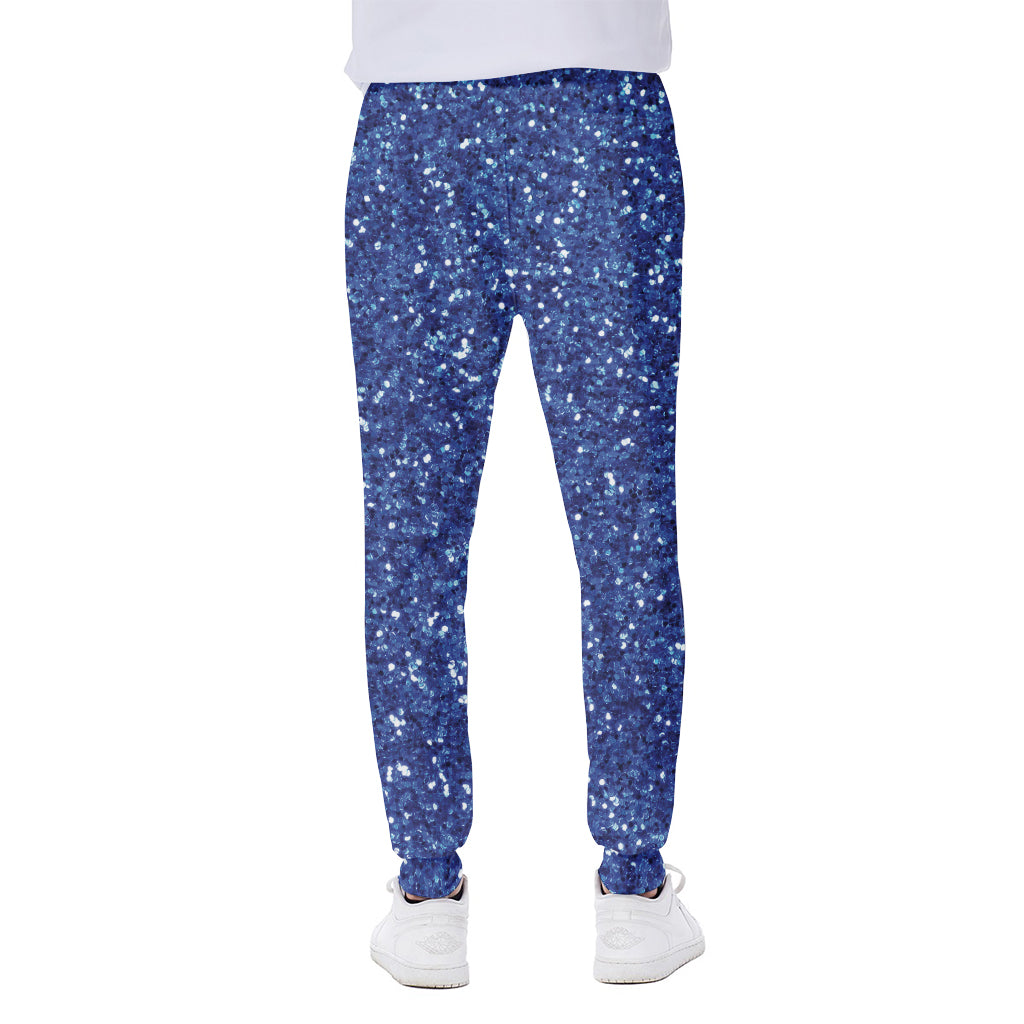Blue Glitter Artwork Print (NOT Real Glitter) Scuba Joggers