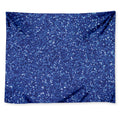 Blue (NOT Real) Glitter Print Tapestry