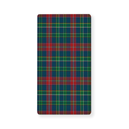 Blue Green And Red Scottish Plaid Print Baby Crib Sheet