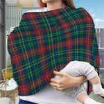 Blue Green And Red Scottish Plaid Print Baby Seat Cover