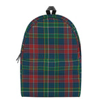 Blue Green And Red Scottish Plaid Print Backpack