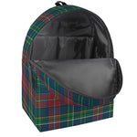 Blue Green And Red Scottish Plaid Print Backpack