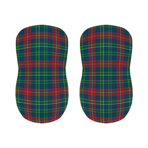 Blue Green And Red Scottish Plaid Print Bar Stool Covers