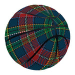Blue Green And Red Scottish Plaid Print Basketball
