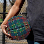 Blue Green And Red Scottish Plaid Print Basketball