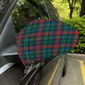 Blue Green And Red Scottish Plaid Print Car Side Mirror Covers