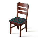 Blue Green And Red Scottish Plaid Print Chair Cushion Cover