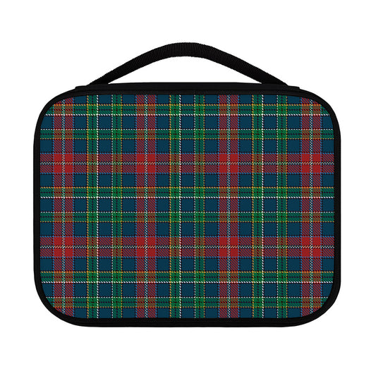 Blue Green And Red Scottish Plaid Print Classic Bible Case