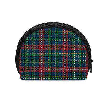 Blue Green And Red Scottish Plaid Print Coin Purse